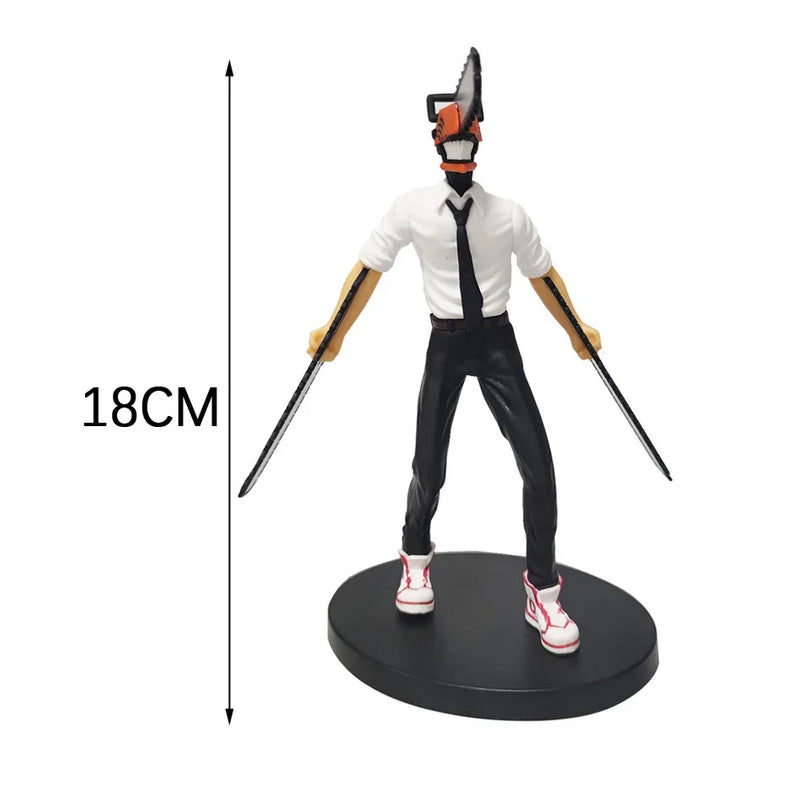 19cm Chainsaw Man Denji Anime Figure Denji/Power Action Figure 1560 Chainsaw Man Denji Figurine Adult Collectible Model Doll Toy