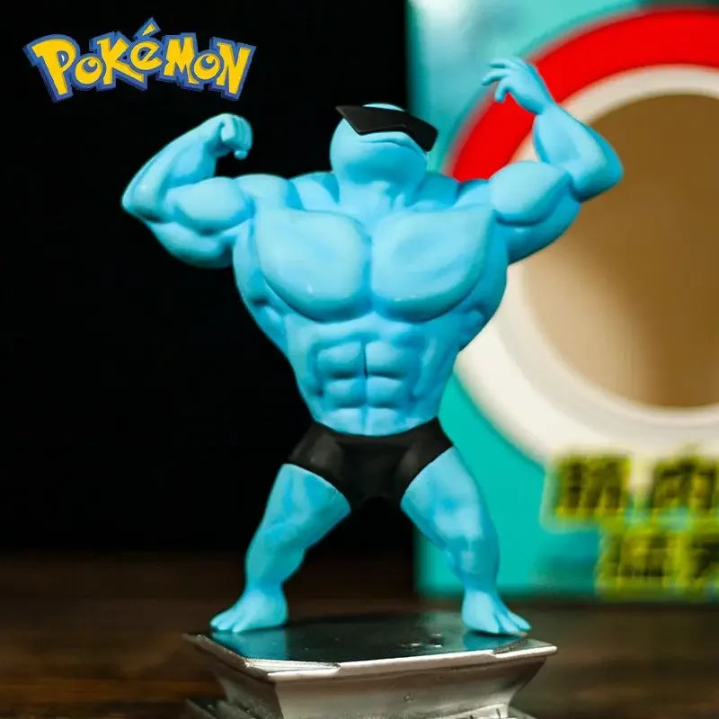 Pokemon PVC Action Figure Mini Model Doll Anime Figures Pikachu Charmande Squirtle Psyduck Cosplay Muscle Man Kids Toy Gift