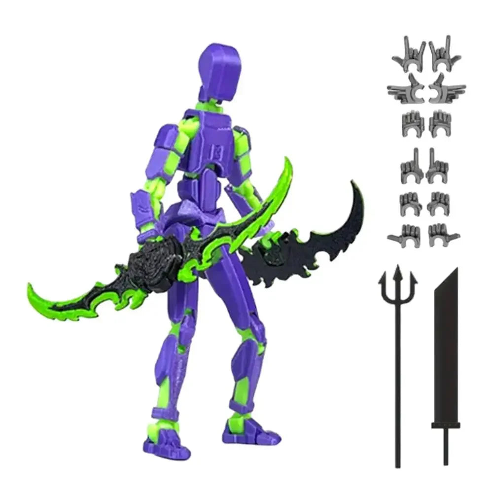 3rd Generation Lucky 13 Figure Toys Dummy 3D Printed Movable Shapeshift Robot Action Figuras DIY Mannequin Decompression Toys