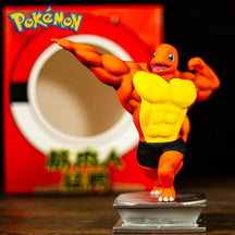 Pokemon PVC Action Figure Mini Model Doll Anime Figures Pikachu Charmande Squirtle Psyduck Cosplay Muscle Man Kids Toy Gift