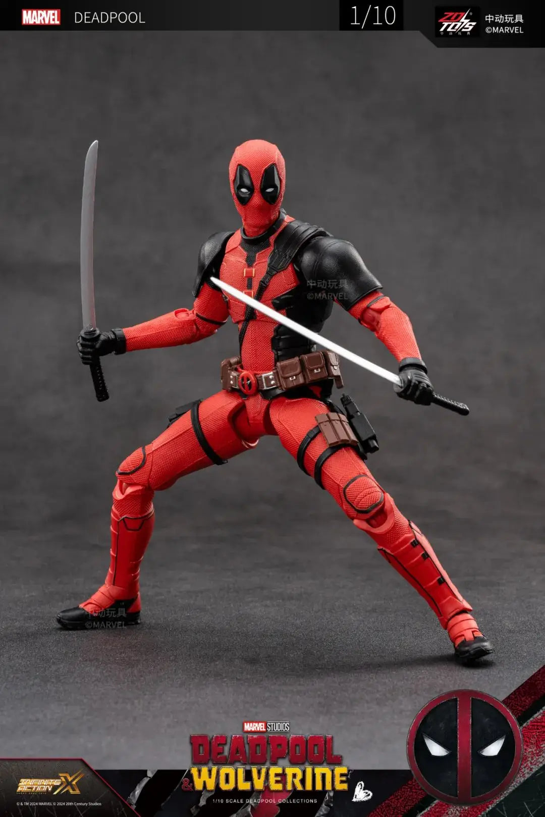 2024 Deadpool & Wolverine 1/10 Action Figure ZD Original X-Men Dogpool Wilson Model Movie SHFiguarts Toys for Kids Doll Gift