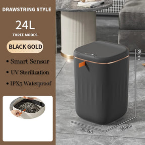 24L Smart Sensor Trash Can Bathroom Electronic Garbage Bucket Automatic Intelligent Sensor Dustbin For kitchen Toilet Wastebaske