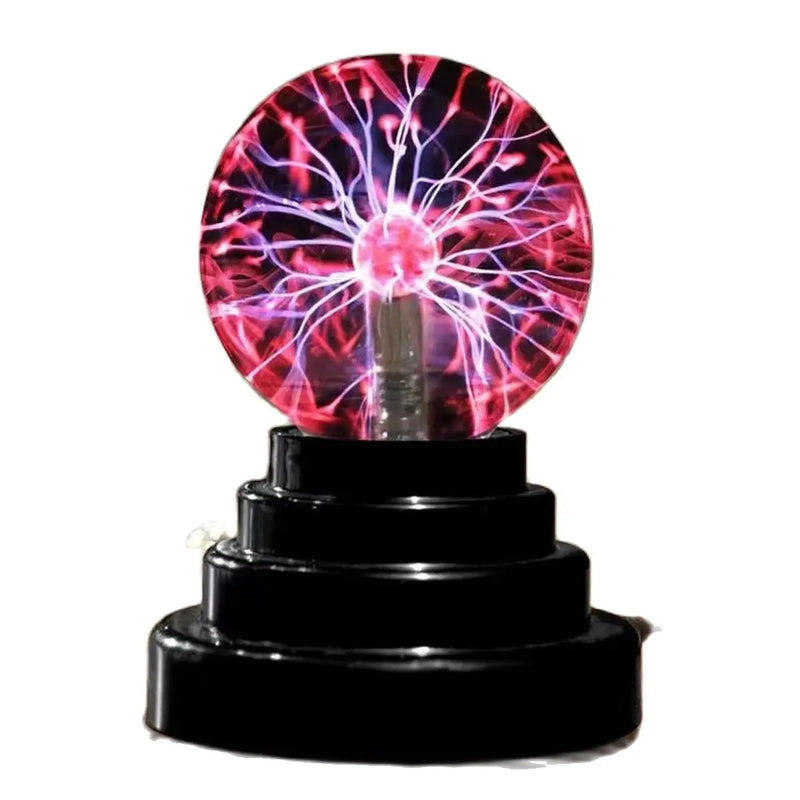 Touch sensitive plasma ball lamp - USB powered static electricity lamp for gatherings, home decoration, and science education