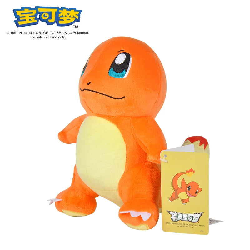 POKEMON Original Plush Toy Gengar Pikachu Charizard Genuine Plush Doll Soft Kawaii Cute Cartoon Piplup Toys for Kids Gift