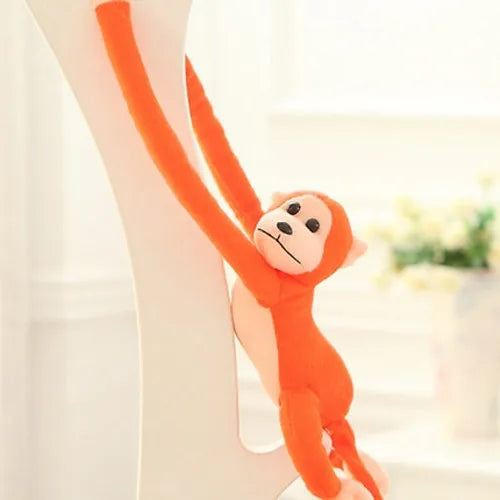 New Color Long Arm Monkey Plush Stuffed Doll Kids Cute Animal Plush Toys Creative Curtain Doll Hanging Monkey Decorative Gifts