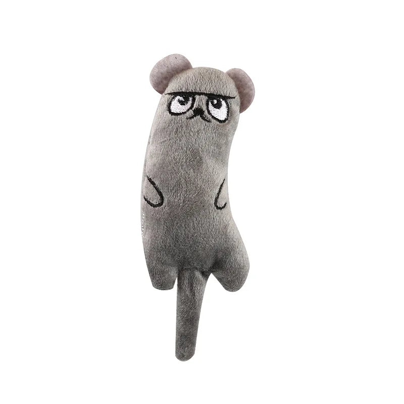 Cute Cat Toys Funny Interactive Plush Cat Toy Mini Teeth Grinding Catnip Toys Kitten Chewing Squeaky Toy Pets Accessories