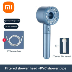 Xiaomi 5 Modes Shower Head High Pressure Showerhead Portable Filter Rainfall Faucet Tap Bathroom Bath Home Bathroom Accessories