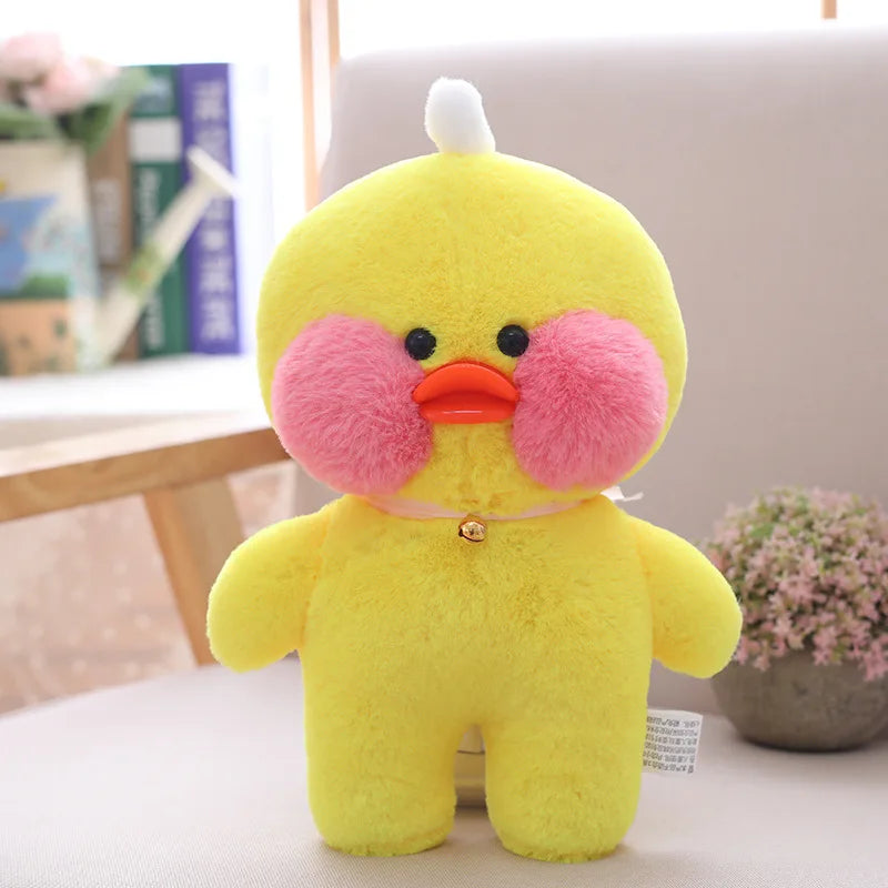 30cm Pato Plush Lalafanfan Duck Cute Stuffed Toys yellow Duck Hug  Flifan Duck Kawaii Plushes Animal Plushies Pillow Soft Toy