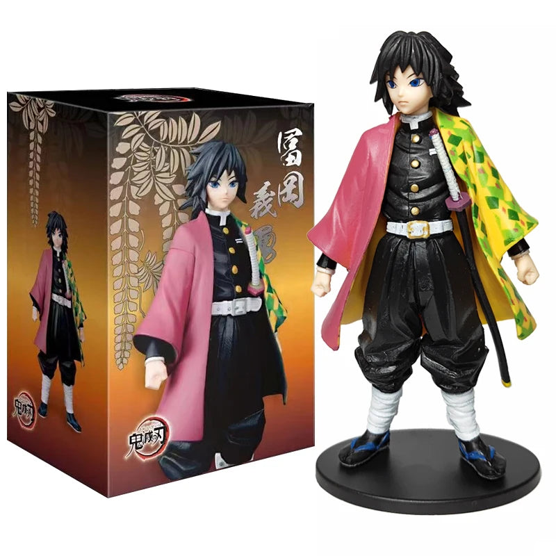 Anime Kamado Tanjirou Nezuko Demon Slayer Figure Action Figures PVC Model Toys Zenitsu Figurine Inosuke Kimetsu No Yaiba Figura