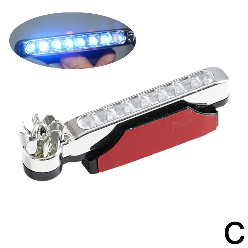 Wind Power LED Car Light Electric Vehicle Motorcycle Wind Energy Daytime Running Lights Automotive Decorative Lights