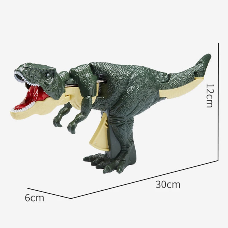 Children Decompression Dinosaur Zazaza Toy Creative Battery-free Telescopic Spring Swing Fidget Toys Christmas Gifts for Kids