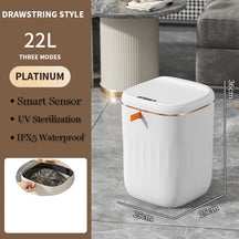 24L Smart Sensor Trash Can Bathroom Electronic Garbage Bucket Automatic Intelligent Sensor Dustbin For kitchen Toilet Wastebaske