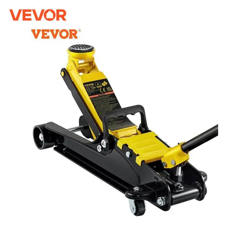 VEVOR 2.5T Floor Hydraulic Jack Pneumatic Low Profile Floor Jack Heavy-Duty Steel Racing Floor Jack with Single Piston Lift Pump