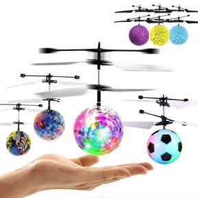 Colorful Mini Drone Shinning LED RC drone Flying Ball Helicopter Light Crystal Ball Induction Dron Quadcopter Aircraft Kids Toys