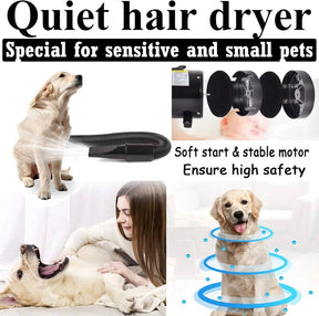 VickyHome Motorcycle Car Bike Vechicle Power Dryer, Portable Blower & Blaster Pet Dog Grooming Dryer- Dry and Dust