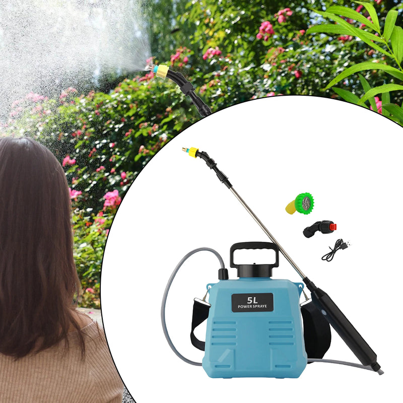 5L 8L Handheld Electric Sprayer Shoulder Watering Can Portable Garden Sprayer for Garden Watering Agricultural Pesticide Sprayer