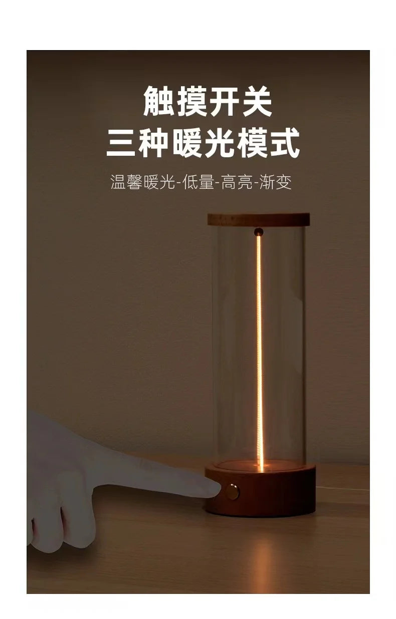 Magnetic Suction Lamp, With Three Brightness Levels Of Ambient Light, Adjustable Indoor And Outdoor Portable LED Desk Lamp