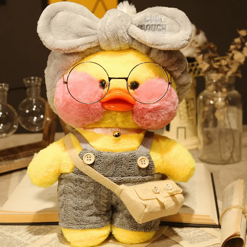 30cm Pato Plush Lalafanfan Duck Cute Stuffed Toys yellow Duck Hug  Flifan Duck Kawaii Plushes Animal Plushies Pillow Soft Toy