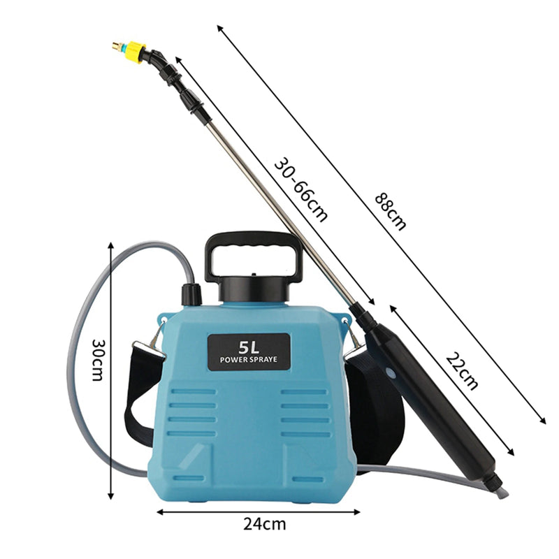 5L 8L Handheld Electric Sprayer Shoulder Watering Can Portable Garden Sprayer for Garden Watering Agricultural Pesticide Sprayer