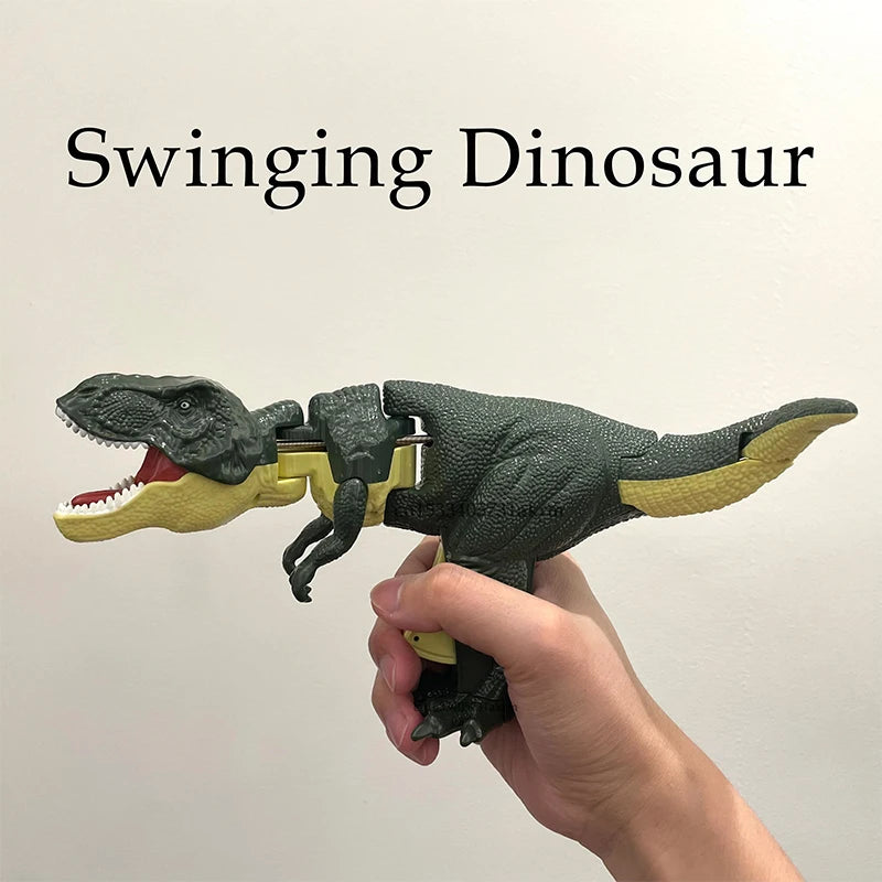 Children Decompression Dinosaur Zazaza Toy Creative Battery-free Telescopic Spring Swing Fidget Toys Christmas Gifts for Kids