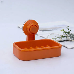 Soap Box Drain Soap Holder Bathroom Accessories Suction Cup Soap Dish Tray Soap Dish for Bathroom Soap Container Draining Water