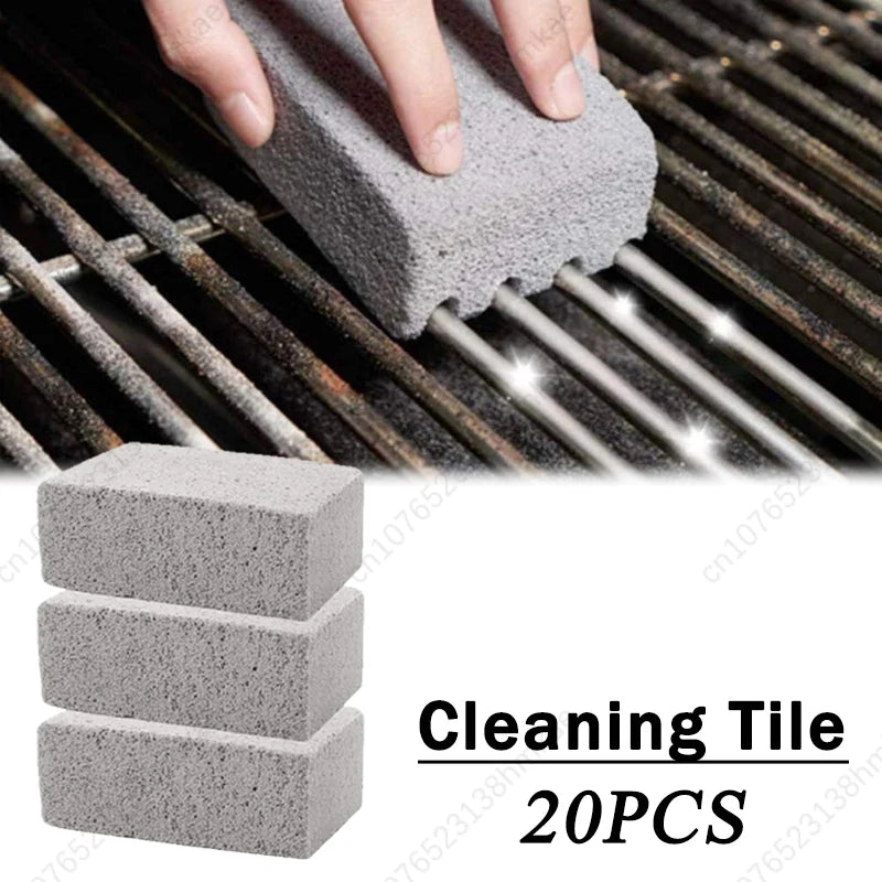 Cleaning Stone BBQ Cleaning Brick Small Grey Brick BBQ Grill Grill Plate Cleaning Tool Grease Cleaning Pumice Stone Kitchen Tool