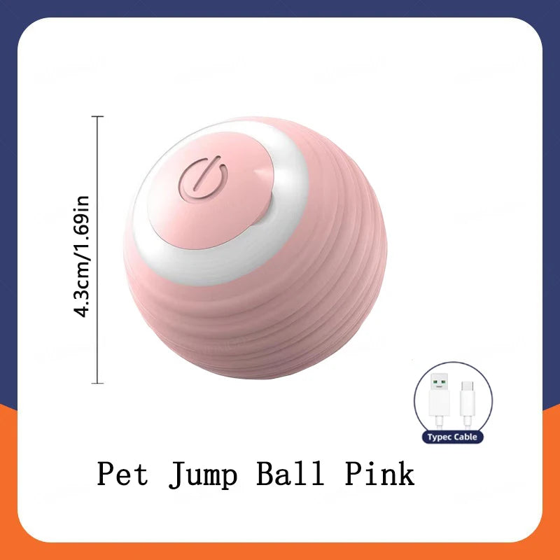 Smart Dog Toy Ball Electronic Interactive Pet Toy Moving Ball USB Automatic Moving Bouncing for Puppy Birthday Gift Cat Products