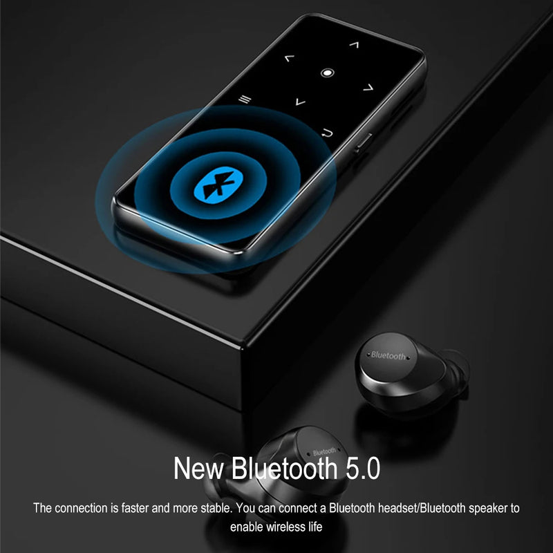 MP3 Player Bluetooth 5.0 MP4 Player HiFi Lossless Music Player Portable Audio Walkman With FM/E-book/Recorder/Mp3 2024 New