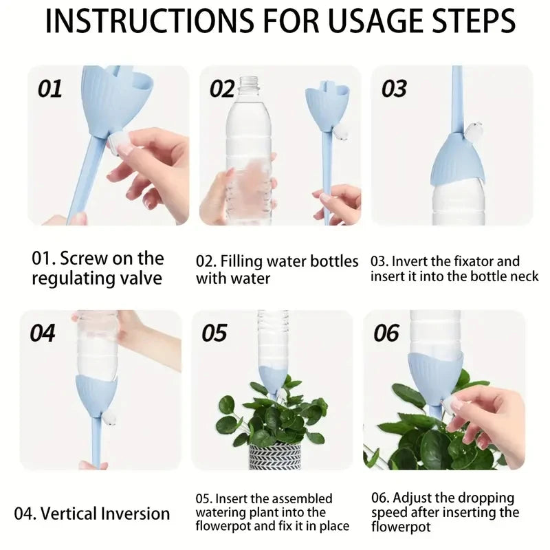 Automatic Watering Device Creative Plant Potting Gardening Adjustable Speed Dripping Device Lazy Home Automatic Water Infiltrati