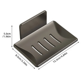 Bathroom Aluminum Alloy Soap Dish Free-Punching Wall Mounted Soap Sponge Holder Organizer Accessories Kitchen Soap Holder