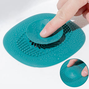 Bathroom Hair Catcher Stopper Silicone Shower Floor Drain Cover Filter Deodorant Anti-clogging Kitchen Sink Plug Drain Strainer