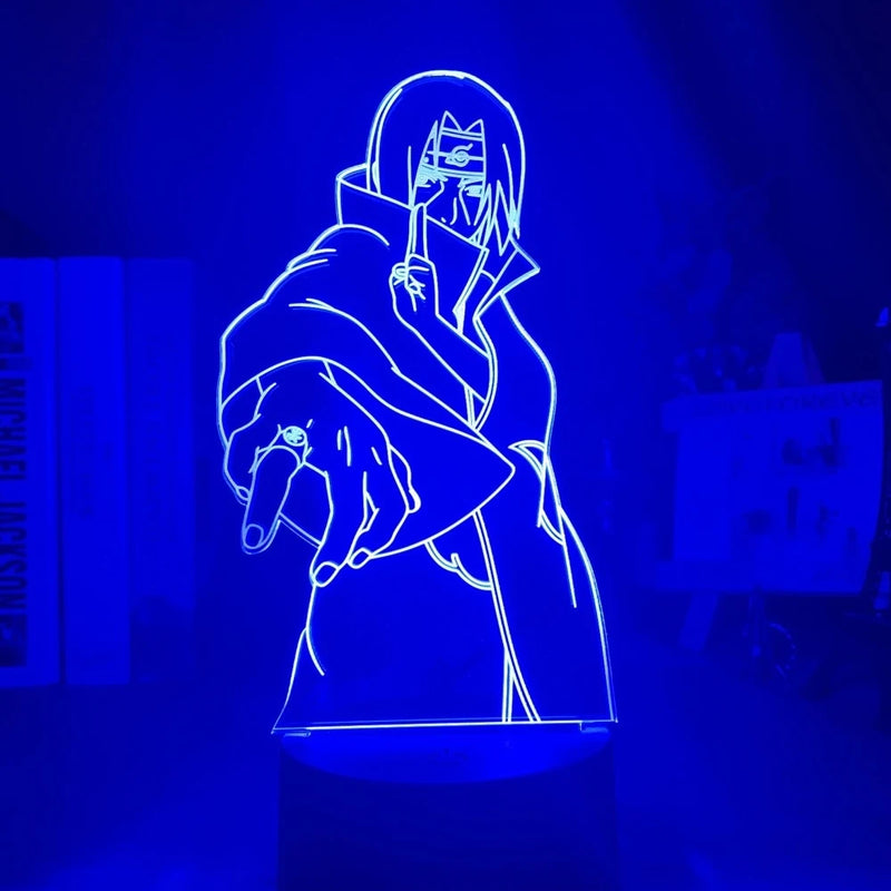 Anime Naruto Naruto Sasuke Namikaze Minato Cartoon 3D Night Light Fashion Bedroom Bedside Lamp Ambient Light Desktop Ornament