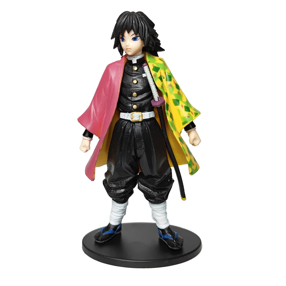 Anime Kamado Tanjirou Nezuko Demon Slayer Figure Action Figures PVC Model Toys Zenitsu Figurine Inosuke Kimetsu No Yaiba Figura