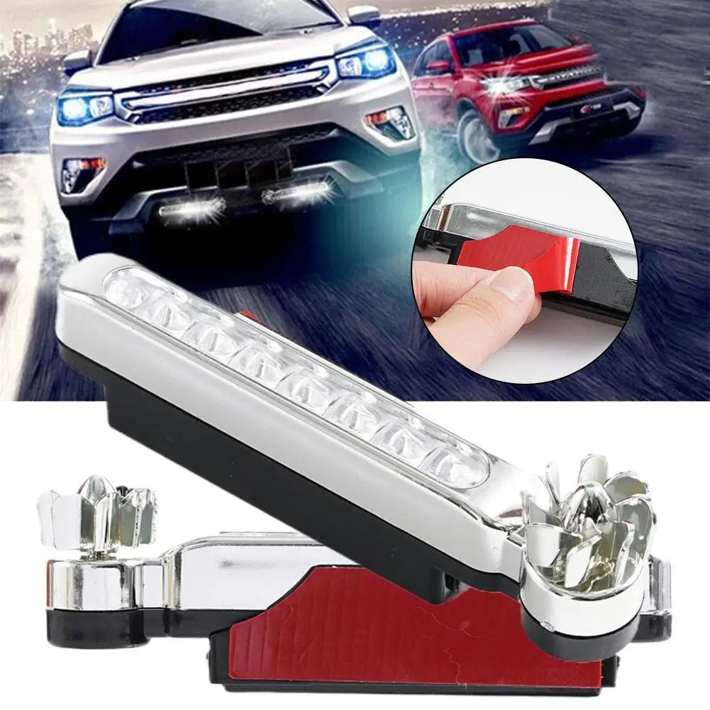 Wind Power LED Car Light Electric Vehicle Motorcycle Wind Energy Daytime Running Lights Automotive Decorative Lights