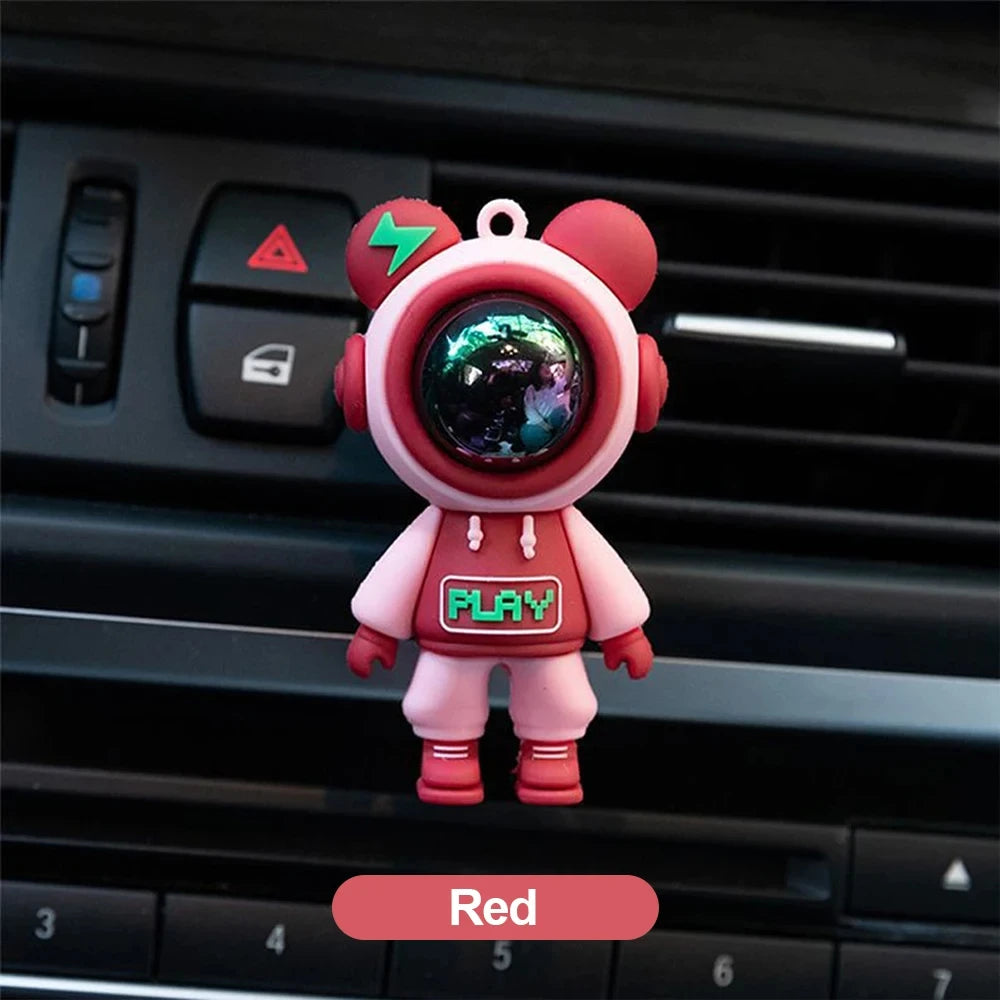 Car Air Outlet Perfume Clip Cartoon Astronaut Air Freshener Conditioning Air Outlet Aromatherapy Car Interior Decoration