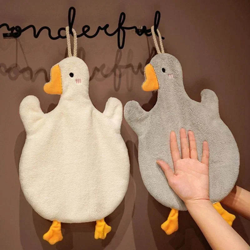 Quick Drying Microfiber Towels Bathroom Soft Absorbent Microfiber Wipe Towel Kitchen Bathroom Bath Ball For Home Cute Duck Sauna