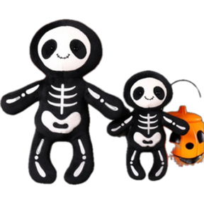 28/40cm Creative Cartoon Skull Man Halloween Ghost Plush Toy Soft Stuffed Cotton Fun Decoration House Birthday Holiday Gift